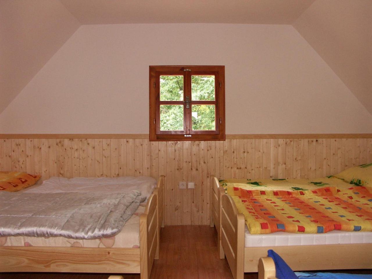 Podkroví chaty č. 3 s lůžky pro sedm